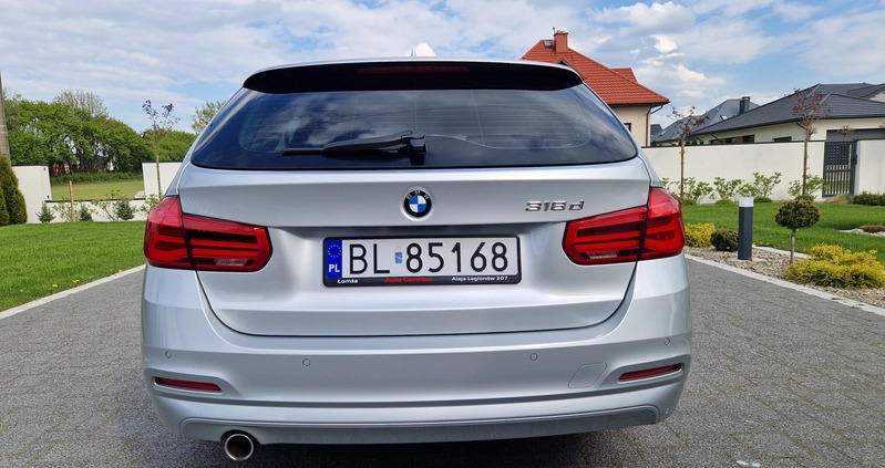 BMW Seria 3 cena 49999 przebieg: 237000, rok produkcji 2017 z Jaworzyna Śląska małe 742